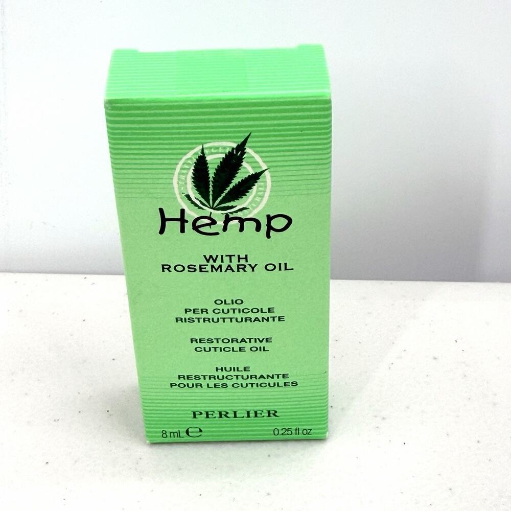 Perlier Hemp With Rosemary Oil Restorative Cuticle Oil